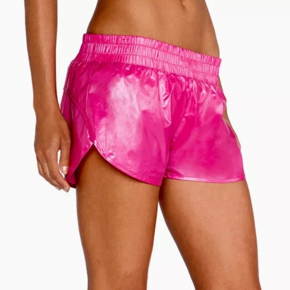Lorna Jane Pants - Lorna Jane Active Womens Pink Elastic Waist Pull On Athletic Shorts Size  XS